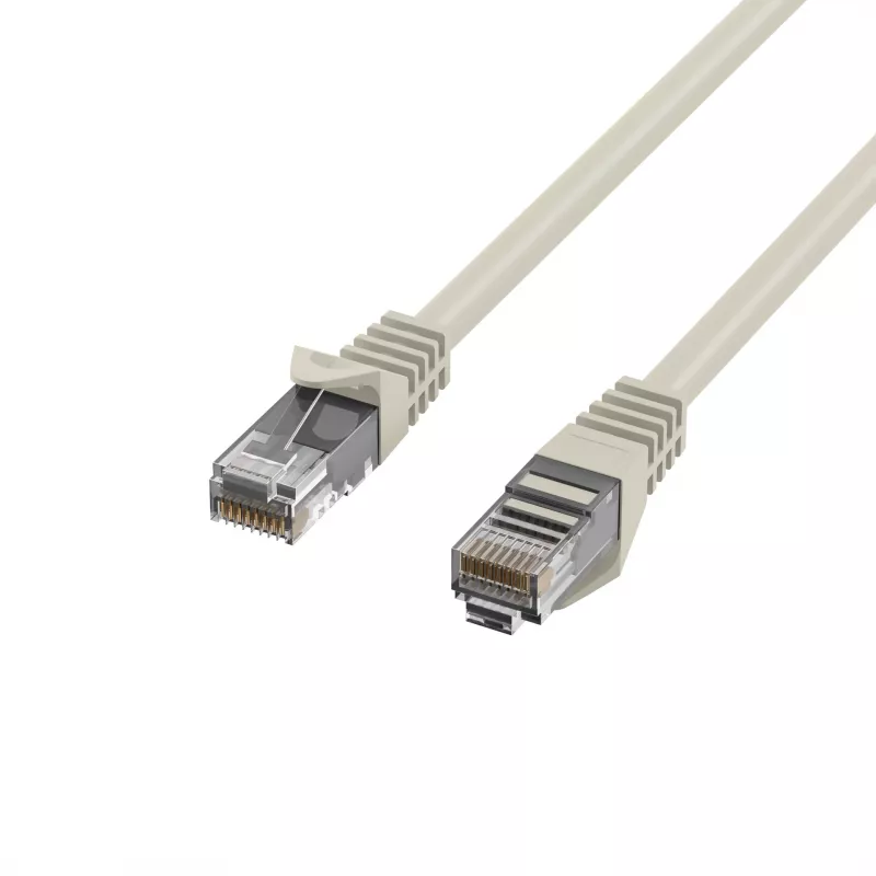 EFB Elektronik RJ45 patch-kaapeli Cat.5e U/UTP LSZH CCA AWG24/7 harmaa 1m K8110GR.1
