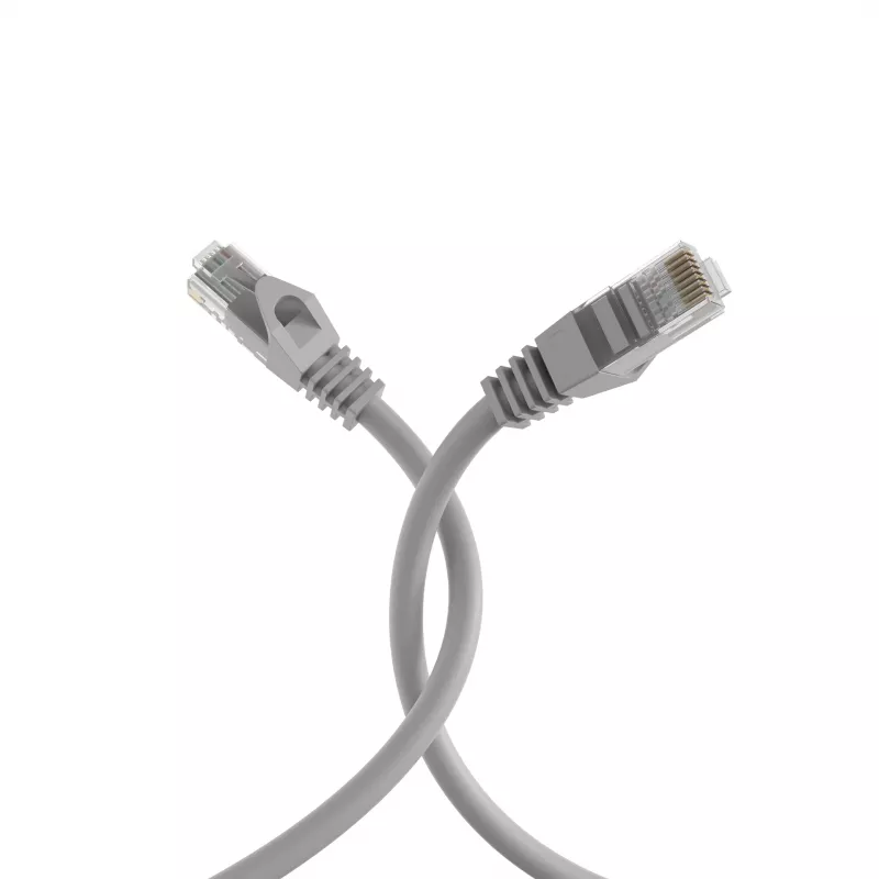 EFB Elektronik RJ45 patch-kaapeli Cat.5e U/UTP LSZH CCA AWG24/7 harmaa 1m K8110GR.1