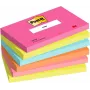 3M Post-it Notes 655-6-POP, 127 x 76 mm, Powerpink, 100 arkkia, uudelleenliimattava