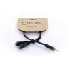 Cordial 14883 3,5 mm stereo Y-adapterikaapeli, 1x plugi uros 2x plugi naaras, 0,3 m, musta