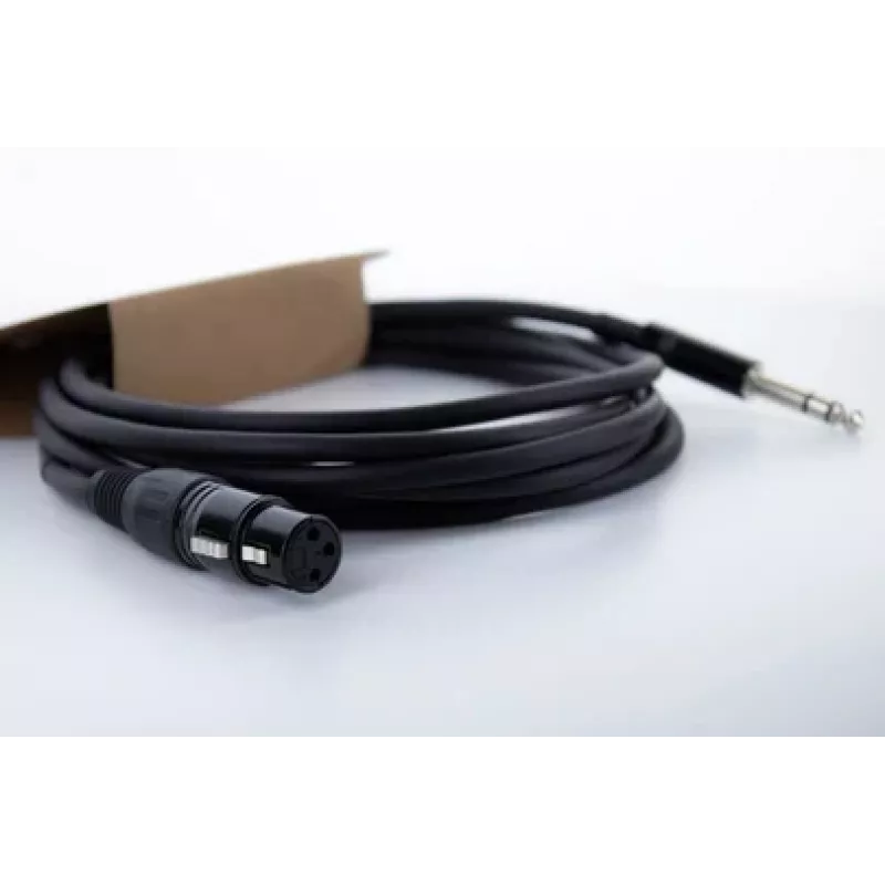 Cordial EM 1 FV XLR 6,3 mm plugi audiokaapeli 1 m musta 14820
