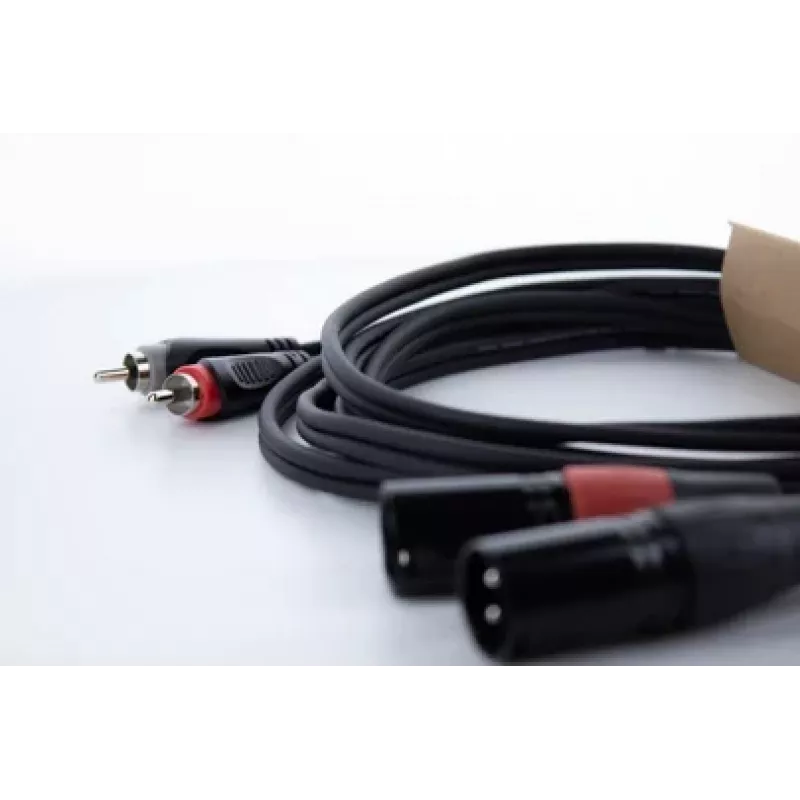 Cordial EU 6 MC XLR RCA kaapeli 6 m musta 14850
