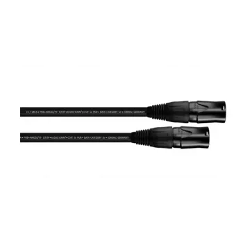 Cordial 15558 CAT 5e S/UTP RJ45 patch-kaapeli, 2 m, musta PUR-päällyste