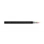 Cordial 15588 CAT 7a S/FTP patch-kaapeli, RJ45, 1 m, musta, PUR