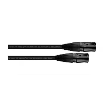 Cordial 15588 CAT 7a S/FTP patch-kaapeli, RJ45, 1 m, musta, PUR