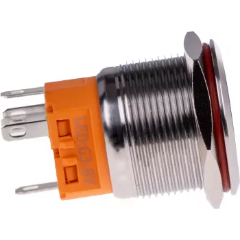 JOY-IT BUTTON22A-M-GR painike, vihreä, 250V AC 3A, IP67 IK10, 25mm