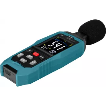 JOY-IT JT-SLM01 äänitasomittari väridisplaylla ja dataloggaimella, 30-130 dB, 31,5 Hz - 8 kHz