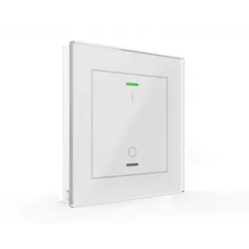 MDT BE-GTL1TW.B1 lasipainike II Light, 1-kertainen, RGBW-tilailmaisin, lämpötila-anturi, valkoinen