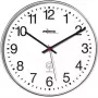 PEWETA radio-ohjattu seinäkello mattamusta muovi 30 cm musta/valkoinen 51.130.313