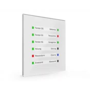 MDT SCN-GLED1W.01 KNX lasi-LED-näyttö, valkoinen