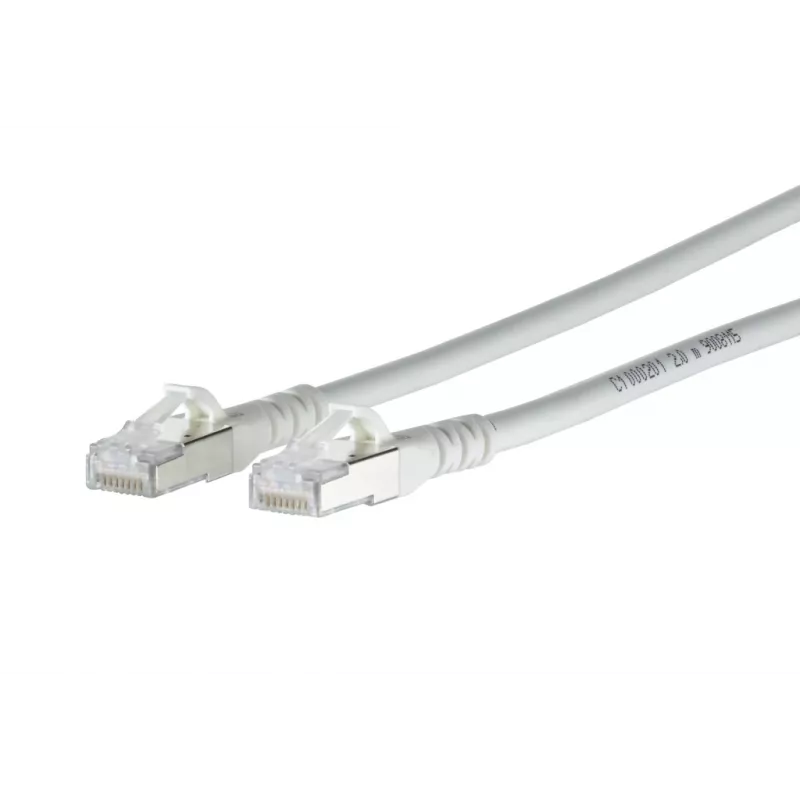 METZ CONNECT 1308450388-E Cat6a S/FTP verkkokaapeli, RJ45, 0,3 m, valkoinen