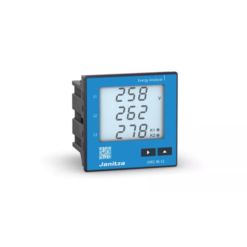 Janitza UMG 96-S2 taustavalo 90-265V energiamittari 5234002
