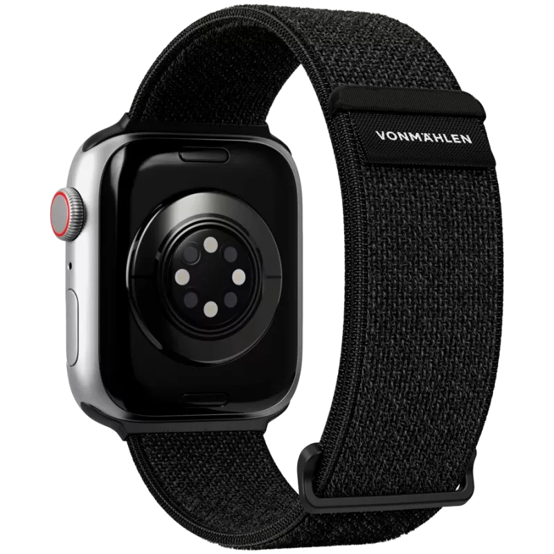 VONMÄHLEN Fitness Loop 2 urheiluranneke Apple Watch 44mm, 45mm, 46mm, 49mm - musta