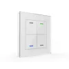 MDT BE-GTL4TW.01 Glass Switch II Light 4-painike valkoinen