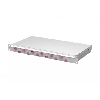 METZ CONNECT VIK 12xLC-D OM4 kuitu-patch-paneeli 1U 24 kuitua 1504507512-F