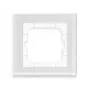 MDT lasikehys 1-kertainen valkoinen 63mm moduuleille BE-GTR163W.01