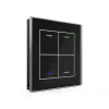 MDT lasipainike II Light 4-kertainen RGBW musta BE-GTL4TS.01S