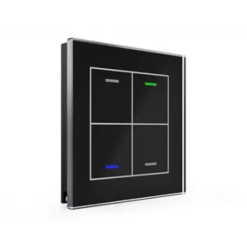 MDT lasipainike II Light 4-kertainen RGBW musta BE-GTL4TS.01S