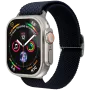VONMÄHLEN Woven Loop Apple Watch 44/45/49mm, Navy