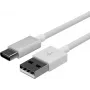 FLEXLINE FL31-13043 USB-A - USB-C lataus- ja synkronointikaapeli, 2.0, ABS, valkoinen, 2m