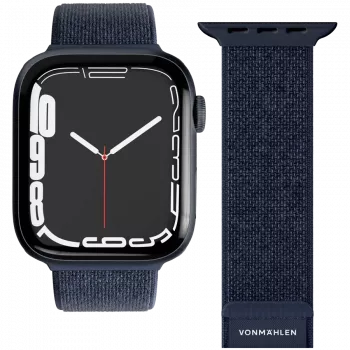 VONMÄHLEN Fitness Loop 2 älykellon ranneke Apple Watch 40/41/42 mm, laivastonsininen, yksi koko