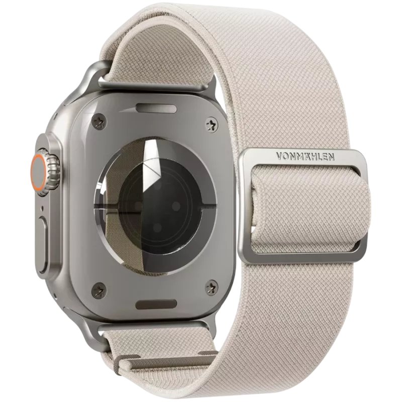 VONMÄHLEN Classic Nylon Loop Apple Watch 40/41/42 mm, kerma