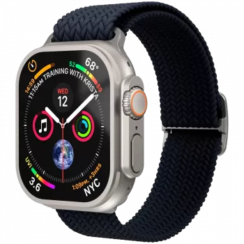 VONMÄHLEN kudottu Loop Apple Watch 40/41/42 mm, navy
