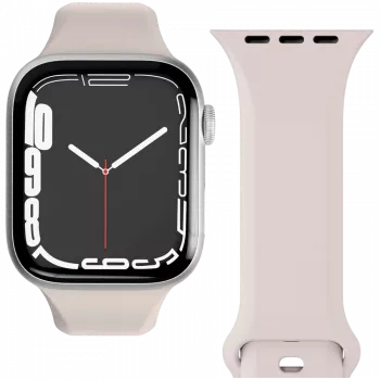 VONMÄHLEN Classic Band 2 Apple Watch 44 mm, 45 mm, 49 mm, yksi koko, kerma