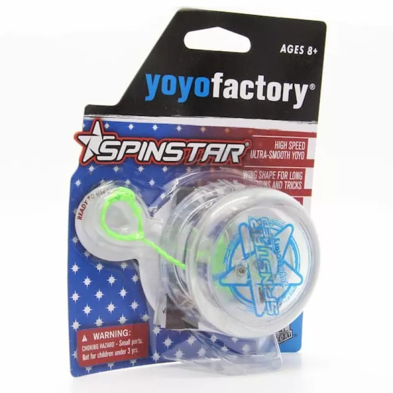YoYoFactory Spinstar pimeässä hehkuva sininen aloittelija–edistynyt jojo