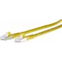 METZ CONNECT 1308450377-E Cat6a S/FTP -verkkokaapeli, keltainen, 0,3 m