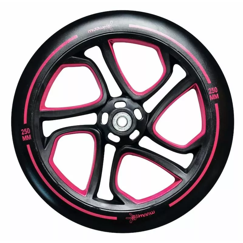 MUUWMI alumiininen potkulauta PRO 250/215 mm punainen