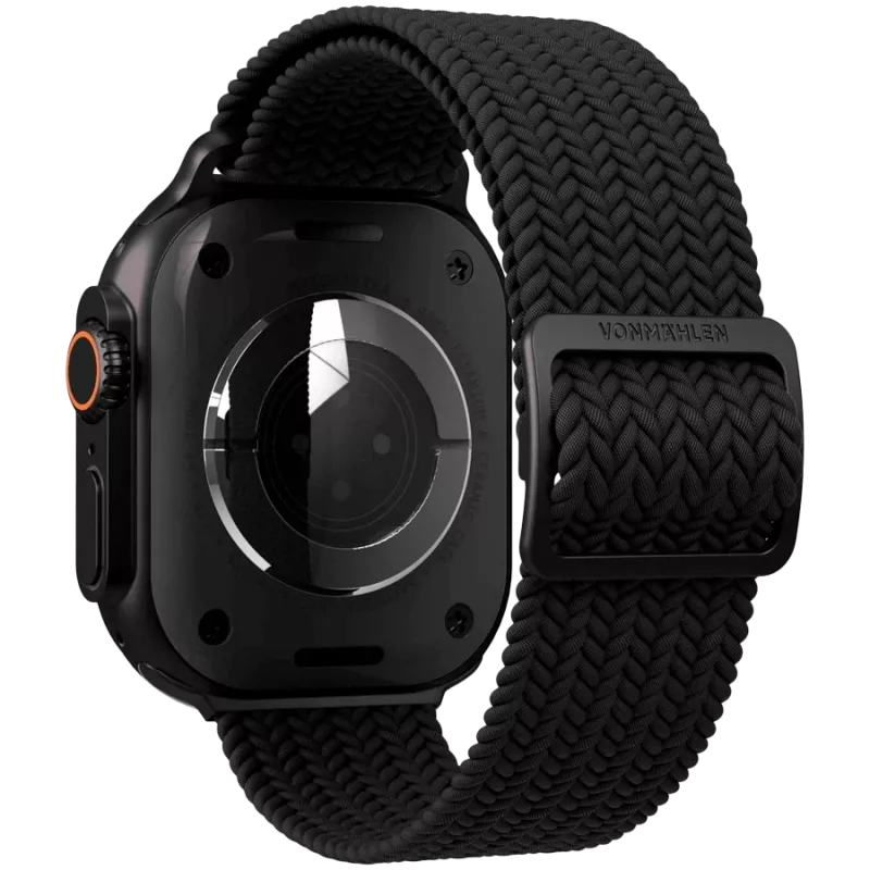 VONMÄHLEN Woven Loop 44, 45, 46, 49mm yksi koko, All Black