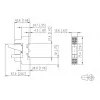 METZ Connect RM21 miniatyyritehorele 24 V AC 1 vaihtokosketin 16 A PCB 11051110