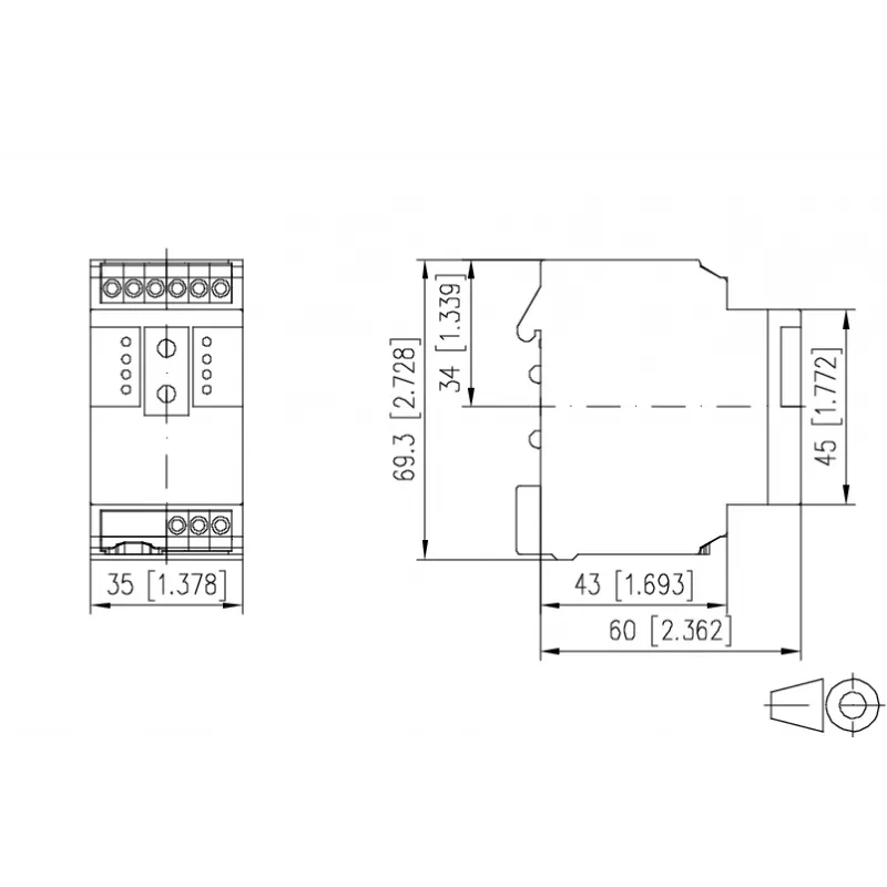 METZ 11088001 BMT-RTR BACnet-reititin