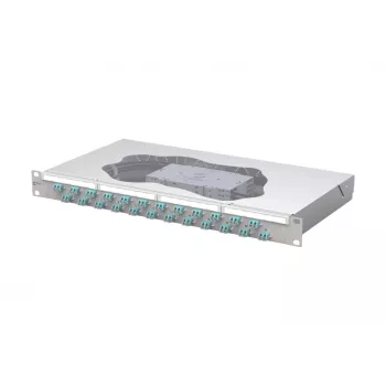 METZ CONNECT kuitujatko-patch-paneeli 24xLC-Duplex OM3 1U 19 tuuman 1504557724-E