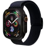 VONMÄHLEN Woven Loop 44/45/46/49mm Apple Watch, navy black