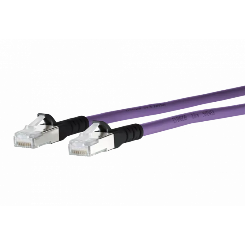 METZ CONNECT 1308451009-E Cat6a S/FTP verkkokaapeli, 1 m, violetti