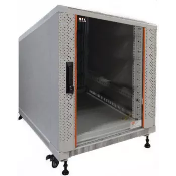 IT-BUDGET 19 tuuman palvelinkaappi SRK 12U 600x1000 mm vaaleanharmaa esikoottu 99ITB19SRK12610GGNM