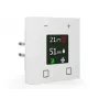 MDT SCN-RTN63S.01 KNX huonelämpötilasäädin 2,8 tuuman TFT-näytöllä, Studio valkoinen kiiltävä