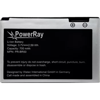 PowerRay PR-616-0728 vara-akku iPhone 5S -puhelimeen, 1560 mAh, Li-Po, Bulk