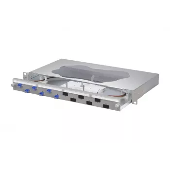 METZ CONNECT kuitujatko-patch-paneeli 6xLC-D OS2 1U räkkiasennus 1504697406-F