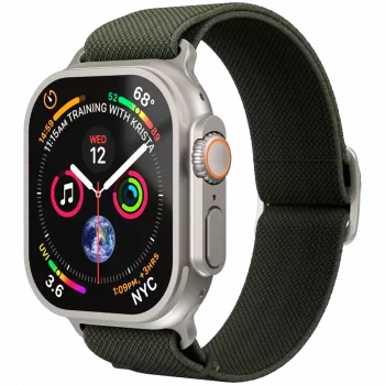 VONMÄHLEN Classic Nylon Loop 44, 45, 46, 49mm yksi koko, oliivi