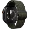 VONMÄHLEN Woven Loop Apple Watch 40/41/42mm, oliivi musta