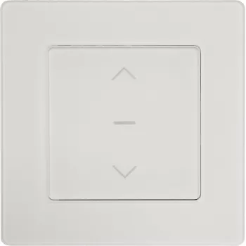 PowerRay PR-SCS-01 WiFi Touch Smart rullakytkin, lasikehys valkoinen