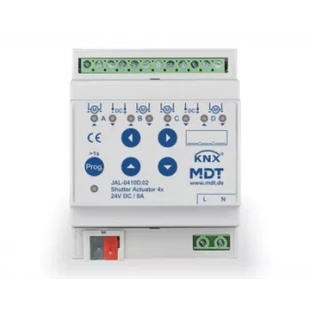 MDT JAL-0410D.02 kaihdinaktuaattori 4-kertainen, 4TE, 24VDC, 8A