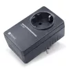 H-Tronic 1114730 käynnistysvirtarajoitin SCL 3680 IP20, 16 A, 3680 W, Schuko-pistokesovitin, musta