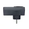 H-Tronic 1114730 käynnistysvirtarajoitin SCL 3680 IP20, 16 A, 3680 W, Schuko-pistokesovitin, musta