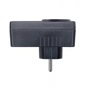 H-Tronic 1114730 käynnistysvirtarajoitin SCL 3680 IP20, 16 A, 3680 W, Schuko-pistokesovitin, musta