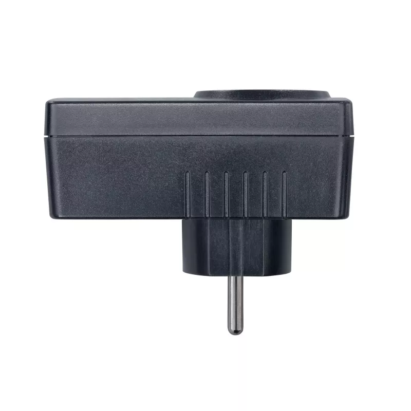 H-Tronic 1114730 käynnistysvirtarajoitin SCL 3680 IP20, 16 A, 3680 W, Schuko-pistokesovitin, musta
