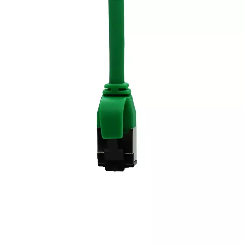 IT-BUDGET Cat.8.1 Slim patchkaapeli, S/FTP, 40 Gbps, 2000 MHz, vihreä, 0,15 m 90ITBSLIM81PK015GR